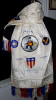 Stunning Six Patch CBI US 11th BS, 51st FG, 14th AF Silk Scarf Circa 1942-1944