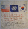 Korean War Theater-Made Fighter Squadron Silk Blood Chit