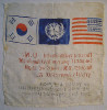 Korean War Theater-Made Fighter Squadron Silk Blood Chit