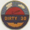 Very First, Unofficial Unit Insignia Worn by the "Dirty 30" Combat Airmen in Vietnam