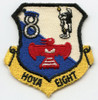 Ca. 1980 USAF Officer Training School Squadron Eight 'Hoya Eight' Jacket Patch