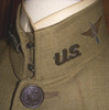 WWI USAS Pilot Jacket: Dallas Wing, Instructor Wing, 4 Medals (CT, US)