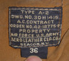 HUGE WWII CBI Patched Out A-2 Jacket Grouping <p> 22nd BS 341st BG 14th AF Bombardier