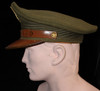 Classic 1930's US Army / US Air Corps Officer Visor Hat w/ Beautiful "V" Wing Badge