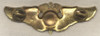 Minty Early WWII (Circa 1943) Type 1 USAAF Flight Surgeon Wing in Gilt Brass