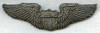 Exquisite WWII CBI-Made USAAF Pilot Wing in Bullion with Pinback