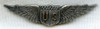 Stunning WWI US Air Service Pilot Wing with 2nd Type Arched Johnson Maker Mark