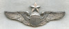 Rare WWII USAAF Senior Pilot Wing by Bond in Sterling Silver