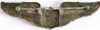 US Army Air Corps 1930s Pilot Wing by NS Meyer in plated Nickel
