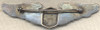 Nice Sterling WWII AAF Pilot Wing by Balfour