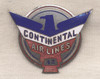 1940s Continental Airlines Employee Badge