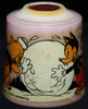 1930's Walt Disney Enterprises Christmas Light Shade Featuring 3 Little Pigs & 3 Little Wolves