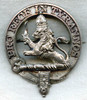 Scottish Silver Date Stamped 1907-1908 McDowall Clan Badge from Edinburgh