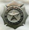 Rare Ca. 1955 USAF Academy Security (Police) Forces Badge. Possibly 1st Issue.