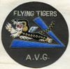 2001 Flying Tigers Assoc Reunion Patch, Signed Note from AVG Pilot & 6 Kill Ace Dick Rossi