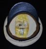 IDed WWII US Coast Guard Officer Visor Hat with Beautiful and Rare Bullion Hat Badge