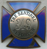 Early 20th Century Milwaukee, WI "The Sentinel" Newspaper Reporter Fire Lines Badge