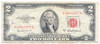 Series 1953A United States Note $2 Bill in Good Condition
