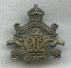 WWI 202nd (Sportsmens') Battalion, CEF Collar Badge Edmonton, Alberta in Excellent Condition