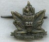 WWI 211th Overseas Battalion Canadian Expeditionary Forces (CEF) Collar Insignia