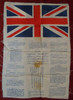 Very Rare WWII Royal Air Force (RAF) 17 Language Blood Chit Printed in CBI Theatre