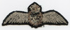 Great Variant WWII RAF (Royal Air Force) Pilot Wing Indian-Made Chainstitched Silk on Wool
