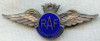 Beautiful & Rare WWII RAF (Royal Air Force) Transport Command Wing in Sterling