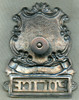 1930's-WWII Portsmouth NH Navy Yard Police Hat Badge in Excellent Condition.