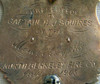 Fabulous 1905 14K Fire Captain Presentation Badge from N Berkeley, CA