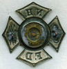 1870s-1880s New Haven, Connecticut Fire Department Hat Badge