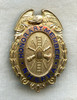 New Hampshire State Firemen's Association Badge Named to Richard Upton