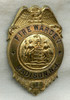 Ca. 1910s-20s Fire Warden Badge from Madison, NJ by Whitehead & Hoag