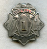 Ca. 1900 Good Will Fire Co. 1 West Asbury Park, NJ Fireman's Badge<p>NO LONGER AVAILBLE
