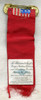 Ca 1900 Moorestown, NJ Hose Co. No.1 Parade Ribbon by Whitehead & Hoag