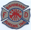 1950s Birmingham-Florence Township (Ohio) Fire Department Patch