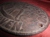 Great Mid-19th Century Cast Iron Fire Mark from Home Insurance Co. of New Haven, CT