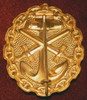 WWI Gold German Naval Wound Badge
