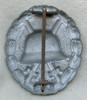 Imperial German WWI Silver Wound Badge in Painted Steel WWI Period