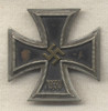 Great "Been There"-Look Brass-Center WWII Iron Cross 1st Cl Medal (Naval/U-Boat) Meybauer