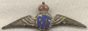 Rare, Late WWI Royal Air Force Sweetheart Wing