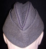 WWII Luftwaffe EM Overseas Cap with Black Engineer Piping