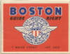 WWII Boston United Service Organizations (USO) Lapel Pin & Guide Book