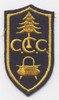 Civilian Conservation Corps Cook Rate Patch, Yellow on Black
