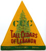 Large 1930s CCC Jacket Patch for Tall Cedars of Lebanon, West Hartford, Connecticut