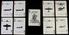 WWII Int. Aircraft Silhouette Spotter Cards by U.S. Playing Card Co. Classic WWII Aircraft