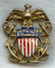 WWII US Navy Sweetheart Pin with Rhinestones