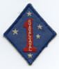 WWII 1st Marine Division (MAR) Shoulder Patch on Twill