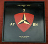 Circa 1965-1966 US Marine Corps 3rd Anti-Tank Battalion Presentation Tray