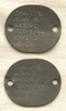 Pair WWII US Marine Corps Reserve Dog Tags for Alan T. Challis