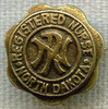 1930s Numbered 10K Gold North Dakota Registered Nurse Pin
